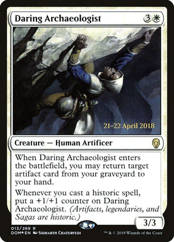 Daring Archaeologist [Dominaria Prerelease Promos] - Rocket TCG