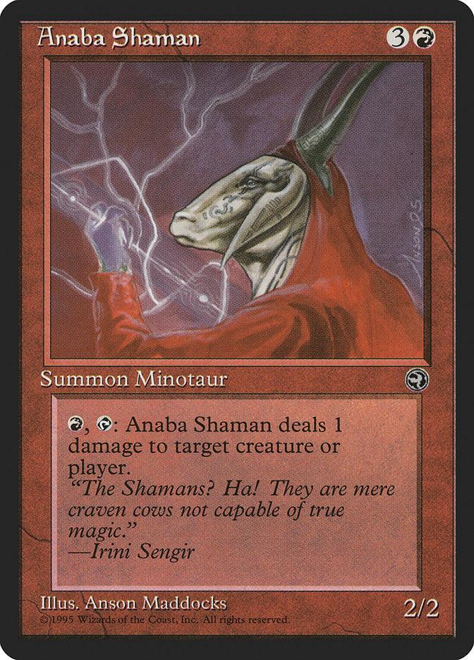 Anaba Shaman (Irini Sengir Flavor Text) [Homelands] - Rocket TCG