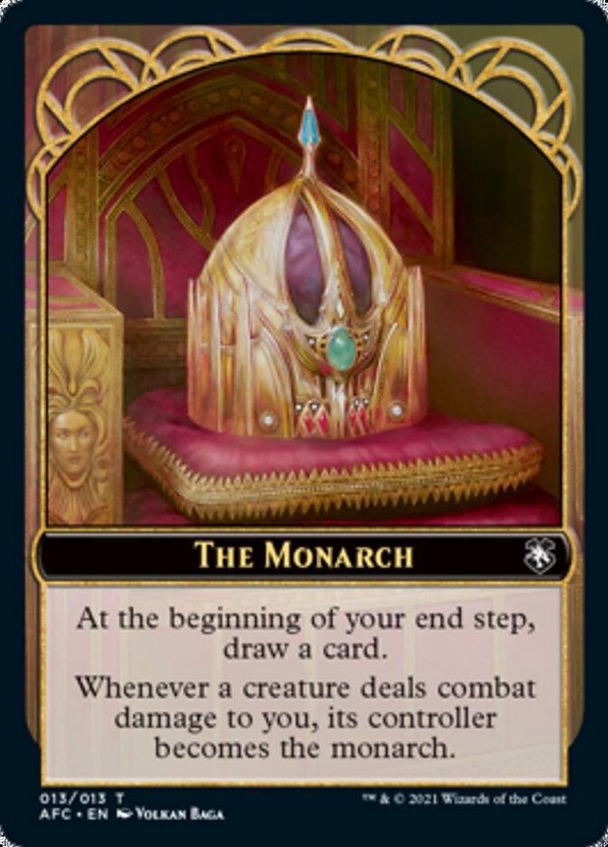 Dragon Spirit // The Monarch Double-sided Token [Dungeons & Dragons: Adventures in the Forgotten Realms Commander Tokens] - Rocket TCG