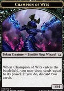 Champion of Wits // Warrior Double-sided Token [Hour of Devastation Tokens] - Rocket TCG