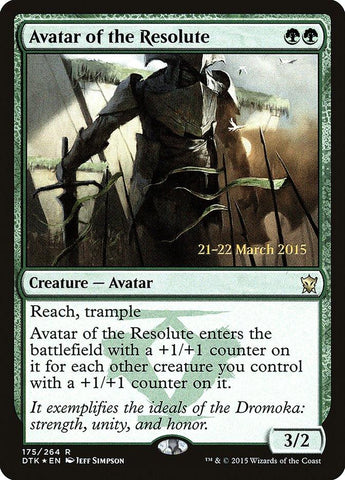 Avatar of the Resolute [Dragons of Tarkir Prerelease Promos] - Rocket TCG