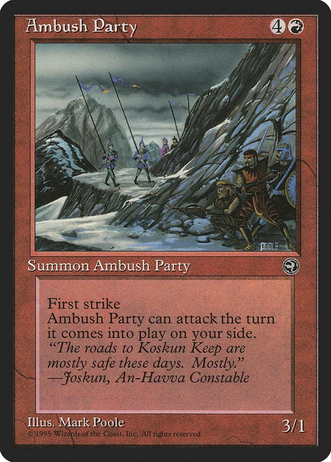 Ambush Party (Joskun Flavor Text) [Homelands] - Rocket TCG