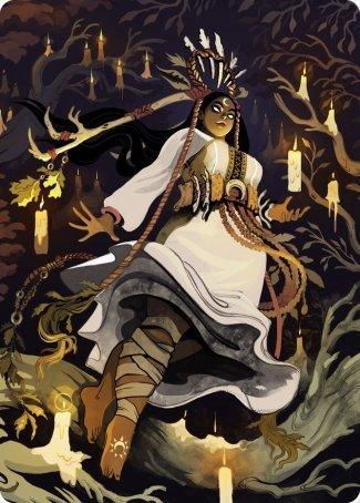 Candlegrove Witch 2 Art Card [Innistrad: Midnight Hunt Art Series] - Rocket TCG
