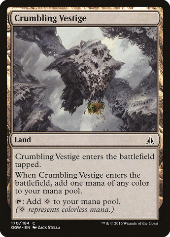 Crumbling Vestige [Oath of the Gatewatch] - Rocket TCG