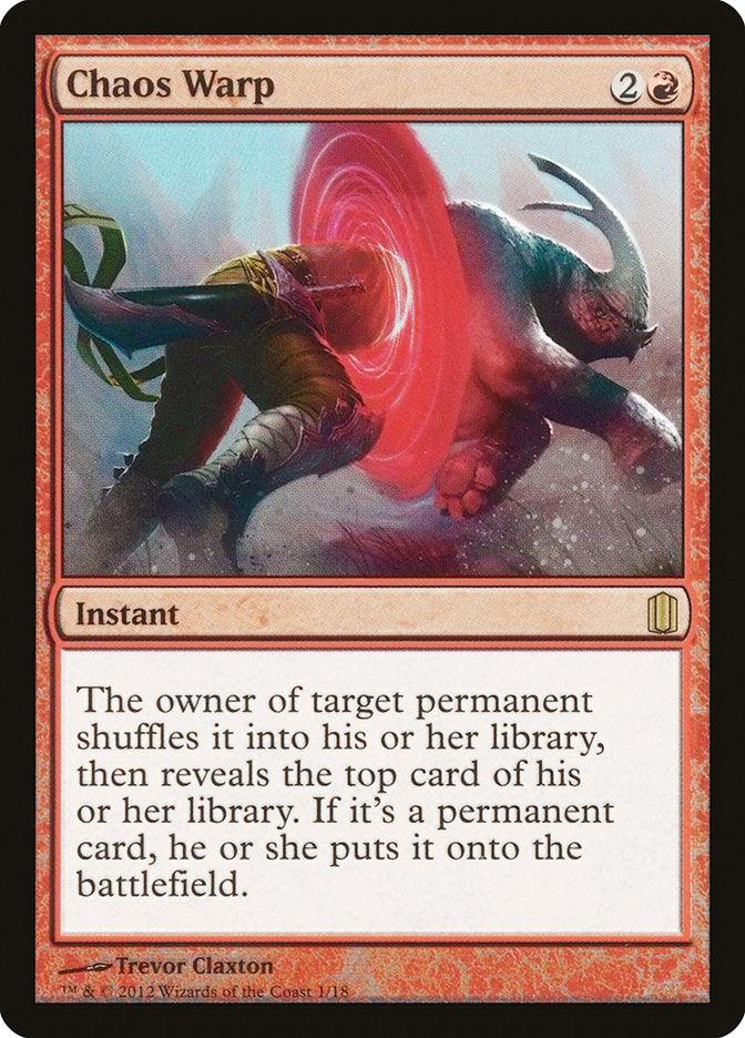 Chaos Warp [Commander's Arsenal] - Rocket TCG
