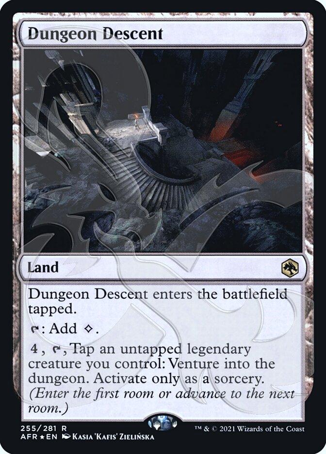 Dungeon Descent (Ampersand Promo) [Dungeons & Dragons: Adventures in the Forgotten Realms Promos] - Rocket TCG