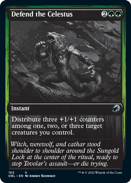Defend the Celestus [Innistrad: Double Feature] - Rocket TCG