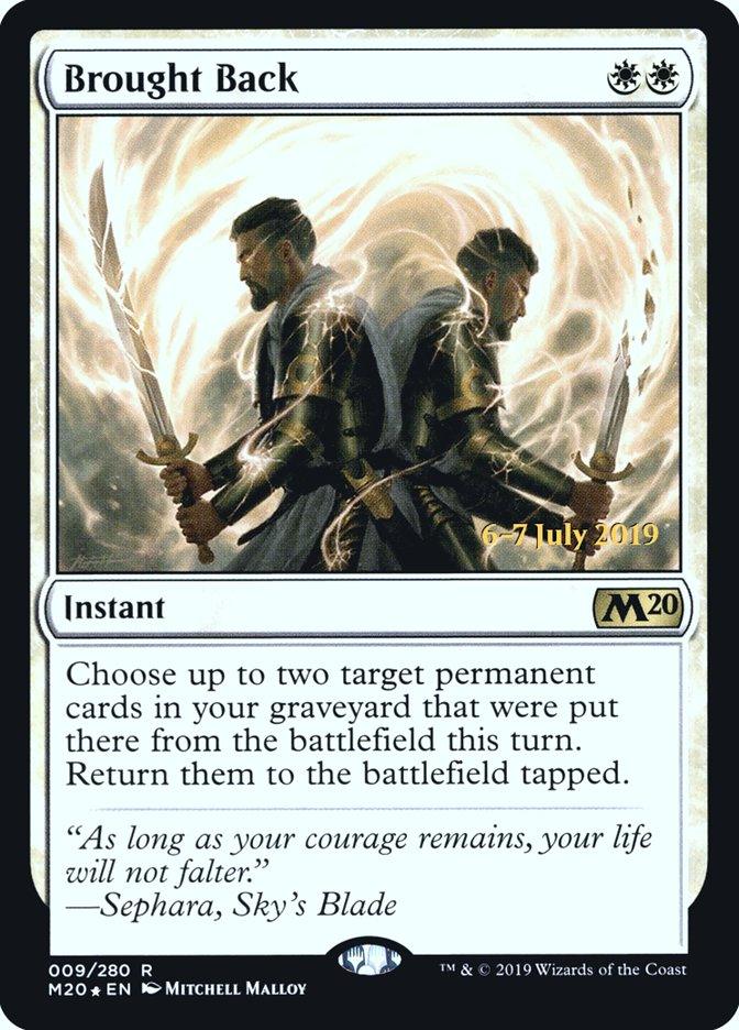Brought Back [Core Set 2020 Prerelease Promos] - Rocket TCG