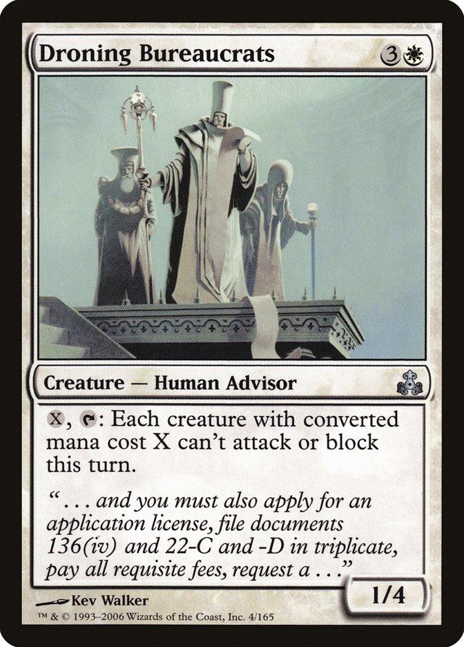 Droning Bureaucrats [Guildpact] - Rocket TCG