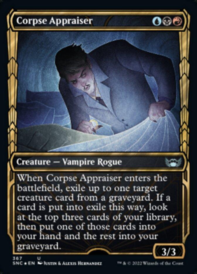 Corpse Appraiser (Showcase Golden Age Gilded Foil) [Streets of New Capenna] - Rocket TCG