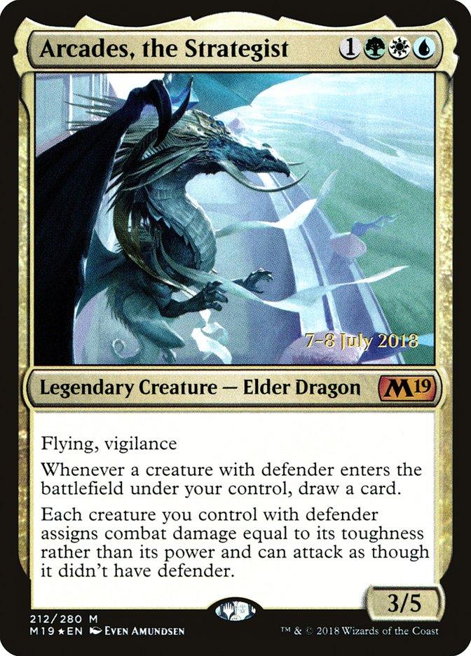 Arcades, the Strategist [Core Set 2019 Prerelease Promos] - Rocket TCG