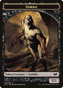 Cat // Zombie Double-Sided Token [Commander 2015 Tokens] - Rocket TCG