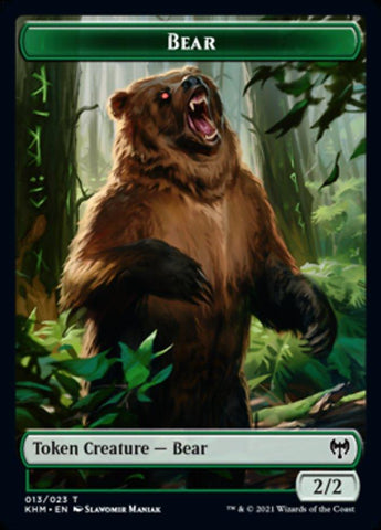 Bear Token [Kaldheim Tokens] - Rocket TCG