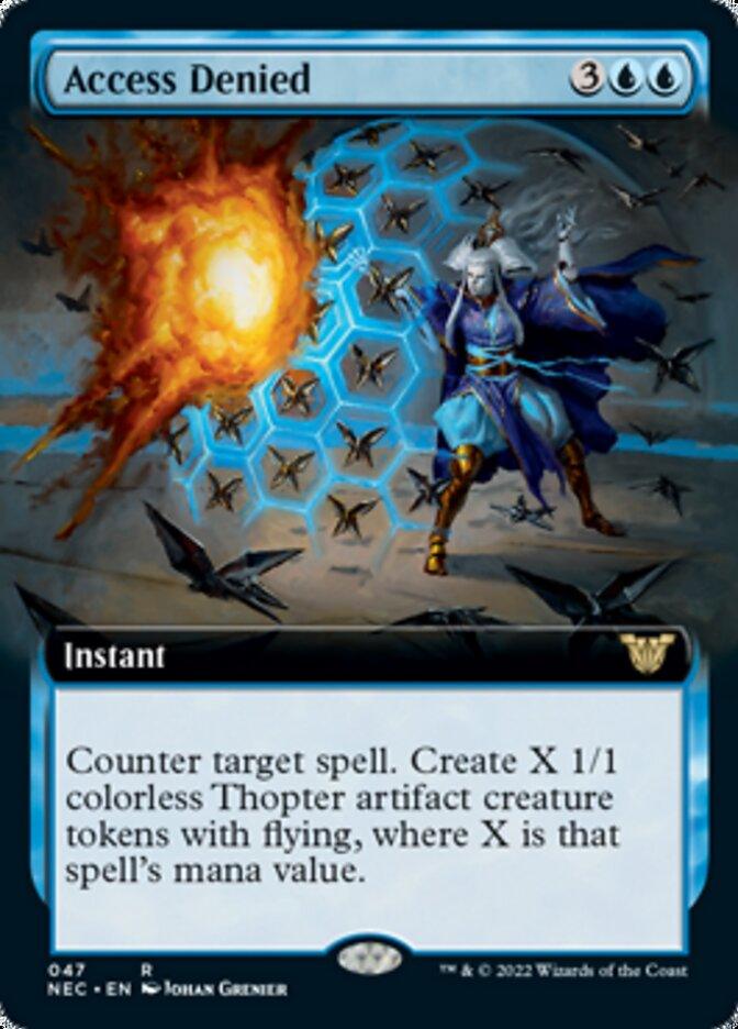 Access Denied (Extended Art) [Kamigawa: Neon Dynasty Commander] - Rocket TCG