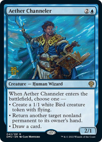 Aether Channeler [Dominaria United Prerelease Promos] - Rocket TCG