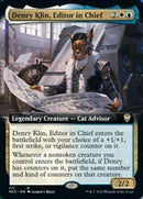 Denry Klin, Editor in Chief (Extended Art) [Streets of New Capenna Commander] - Rocket TCG