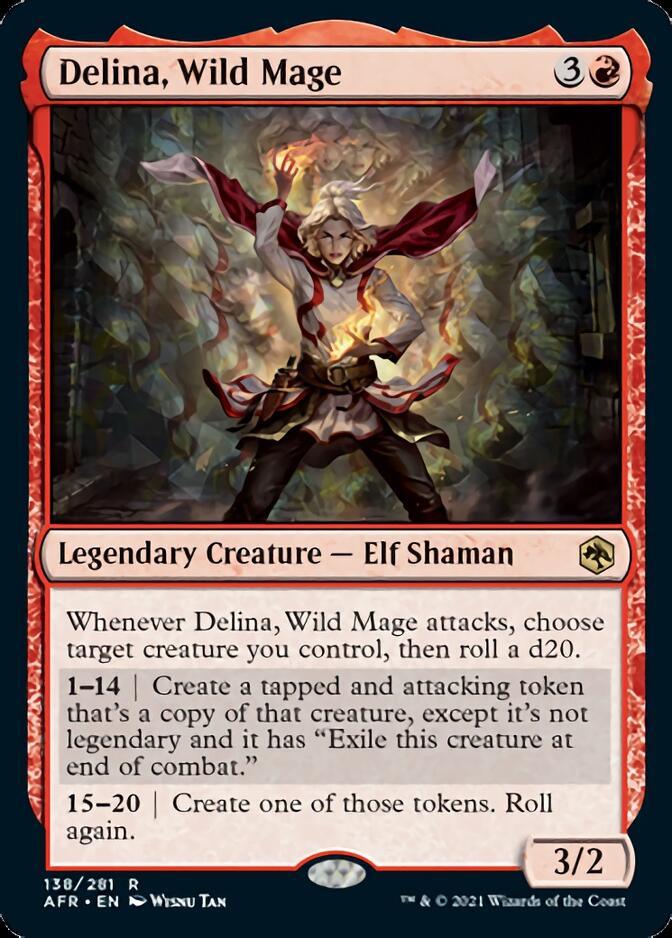 Delina, Wild Mage [Dungeons & Dragons: Adventures in the Forgotten Realms] - Rocket TCG