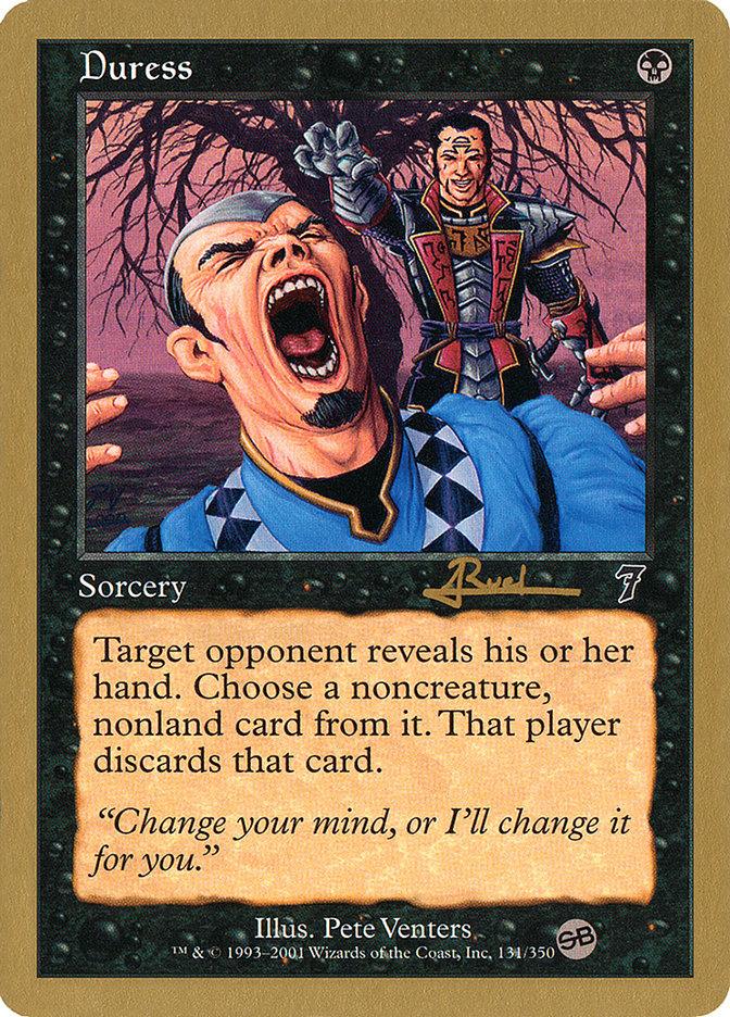 Duress (Antoine Ruel) (SB) [World Championship Decks 2001] - Rocket TCG
