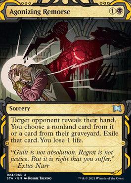 Agonizing Remorse (Foil Etched) [Strixhaven: School of Mages Mystical Archive] - Rocket TCG
