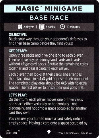 Base Race (Magic Minigame) [Kaldheim Minigame] - Rocket TCG