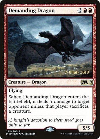 Demanding Dragon [Core Set 2019 Prerelease Promos] - Rocket TCG