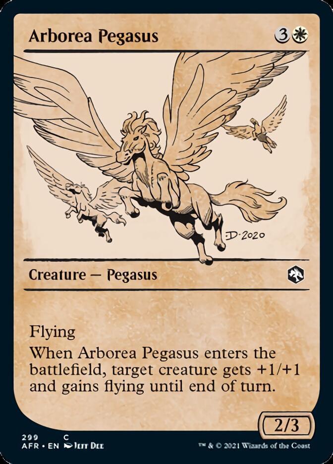 Arborea Pegasus (Showcase) [Dungeons & Dragons: Adventures in the Forgotten Realms] - Rocket TCG