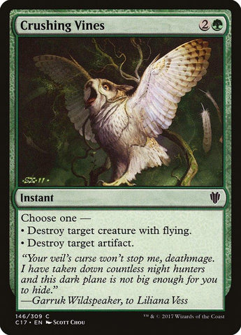 Crushing Vines [Commander 2017] - Rocket TCG