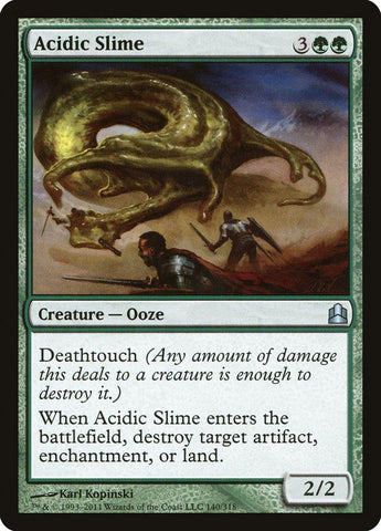 Acidic Slime [Commander 2011] - Rocket TCG