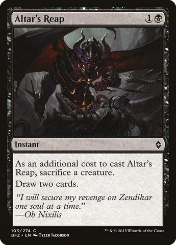 Altar's Reap [Battle for Zendikar] - Rocket TCG