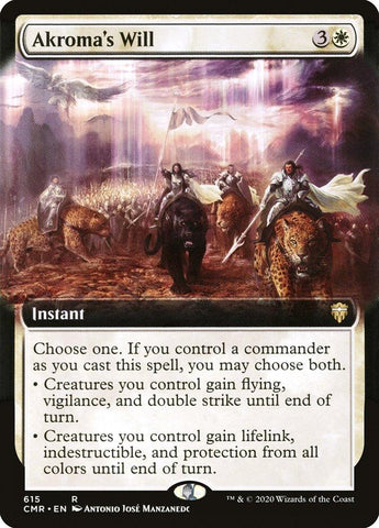 Akroma's Will (Extended Art) [Commander Legends] - Rocket TCG