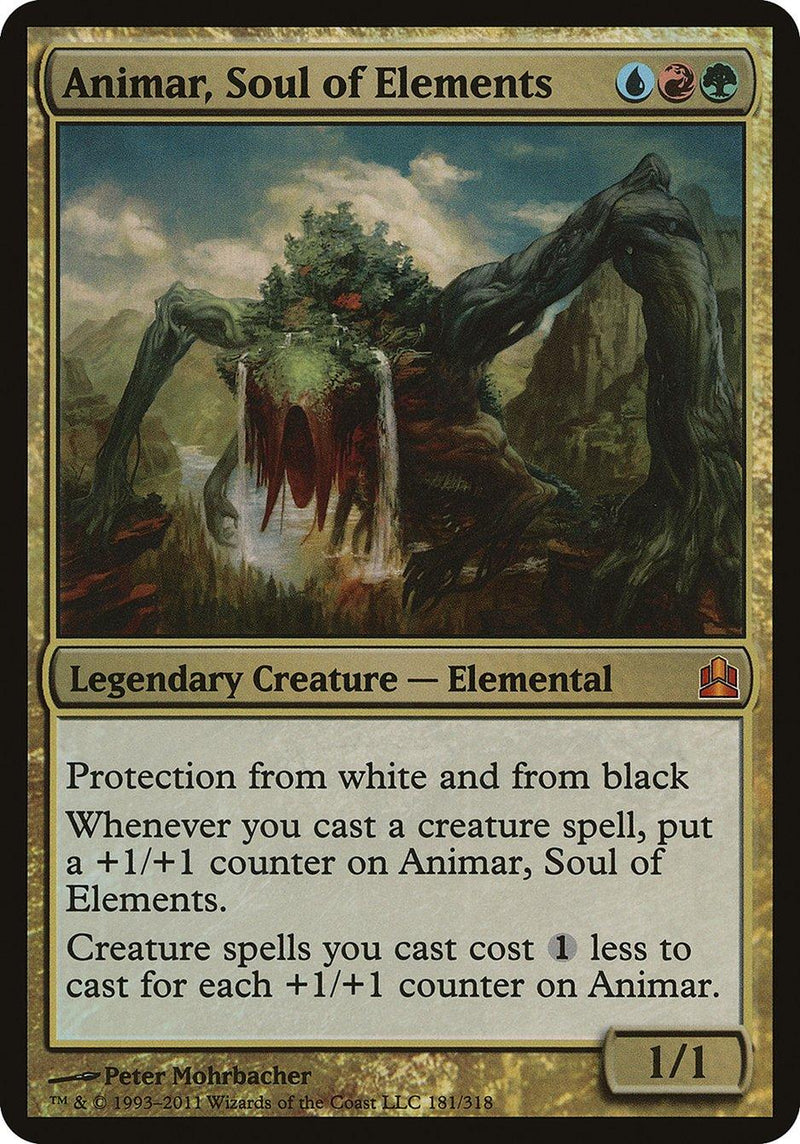 Animar, Soul of Elements (Oversized) [Commander 2011 Oversized] - Rocket TCG