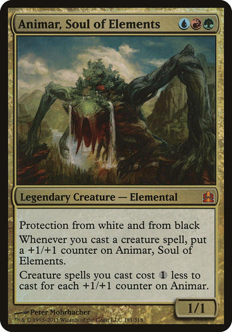 Animar, Soul of Elements (Oversized) [Commander 2011 Oversized] - Rocket TCG