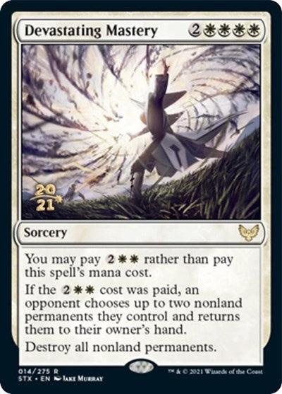 Devastating Mastery [Strixhaven: School of Mages Prerelease Promos] - Rocket TCG