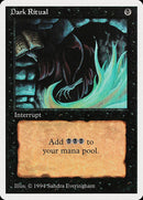 Dark Ritual [Summer Magic / Edgar] - Rocket TCG
