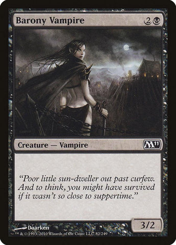 Barony Vampire [Magic 2011] - Rocket TCG