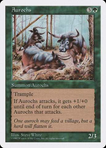 Aurochs [Fifth Edition] - Rocket TCG