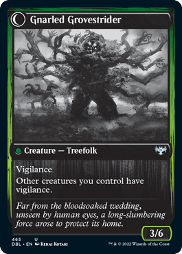 Dormant Grove // Gnarled Grovestrider [Innistrad: Double Feature] - Rocket TCG
