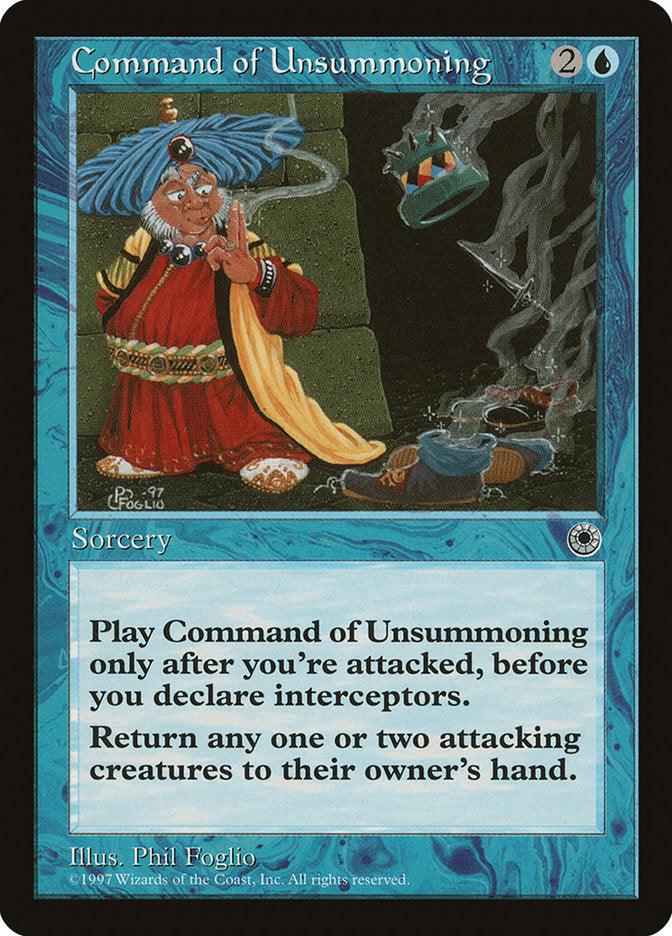 Command of Unsummoning [Portal] - Rocket TCG