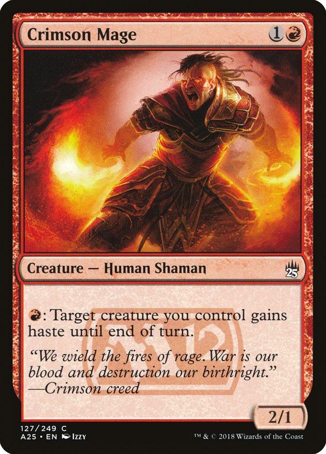 Crimson Mage [Masters 25] - Rocket TCG