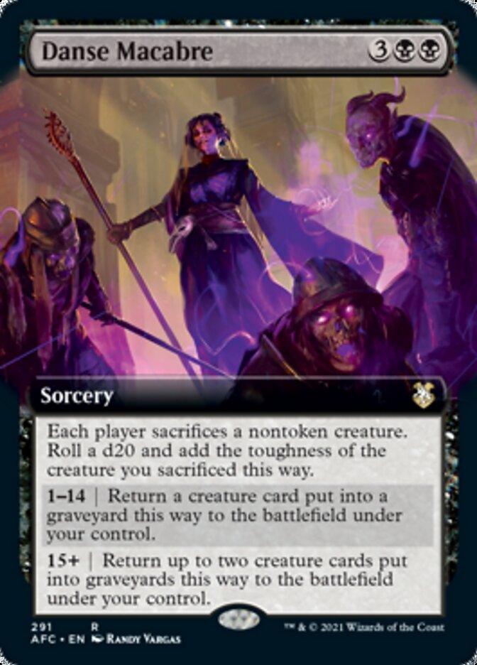 Danse Macabre (Extended Art) [Dungeons & Dragons: Adventures in the Forgotten Realms Commander] - Rocket TCG