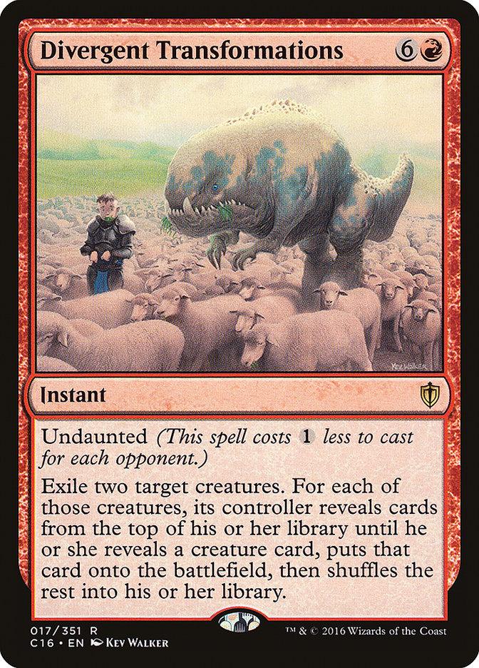 Divergent Transformations [Commander 2016] - Rocket TCG