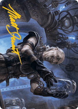 Delver of Secrets Art Card (Gold-Stamped Signature) [Innistrad: Midnight Hunt Art Series] - Rocket TCG