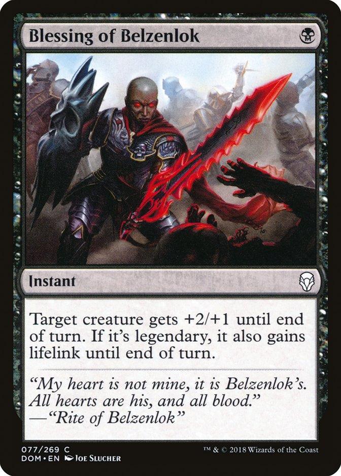 Blessing of Belzenlok [Dominaria] - Rocket TCG