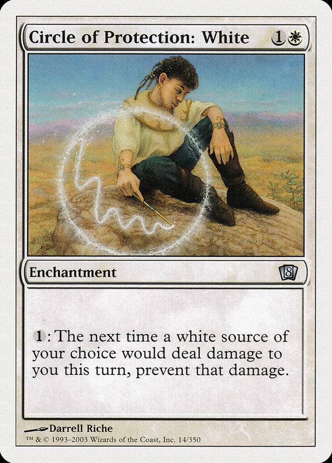 Circle of Protection: White [Eighth Edition] - Rocket TCG