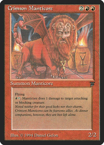 Crimson Manticore [Legends] - Rocket TCG