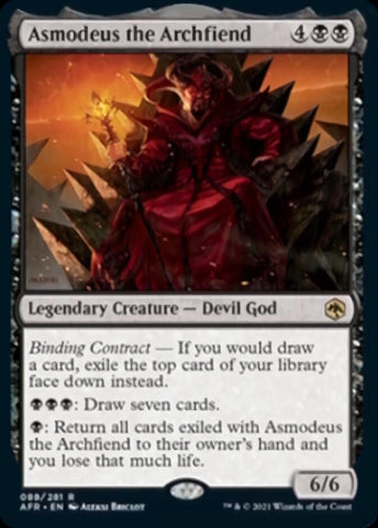 Asmodeus the Archfiend [Dungeons & Dragons: Adventures in the Forgotten Realms] - Rocket TCG