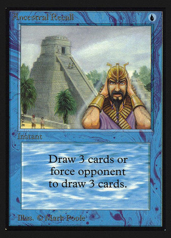 Ancestral Recall [International Collectors' Edition] - Rocket TCG
