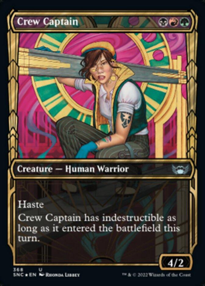 Crew Captain (Showcase Golden Age Gilded Foil) [Streets of New Capenna] - Rocket TCG