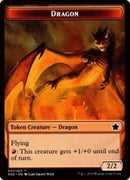 Dragon (001) // Zombie Double-Sided Token [Game Night 2019 Tokens] - Rocket TCG