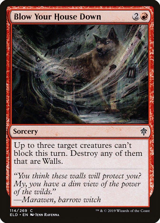 Blow Your House Down [Throne of Eldraine] - Rocket TCG